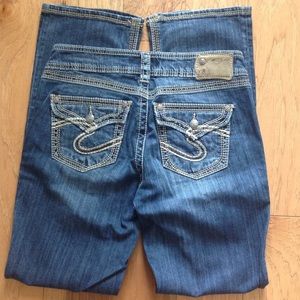 SILVER SUKI 17" SURPLUS DENIM Jeans pockets 29/31